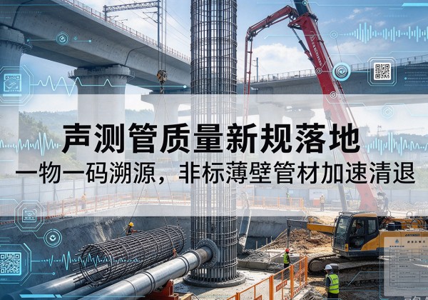耒阳声测管质量新规落地，一物一码溯源，非标薄壁管材加速清退