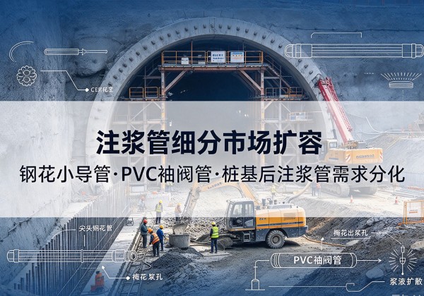 耒阳注浆管细分市场扩容，隧道钢花小导管、PVC 袖阀管、桩基后注浆管需求分化